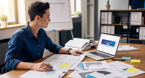 Compliance manager transitioning from manual processes to automated compliance.